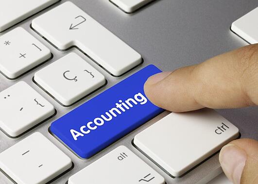 Accounting. Keyboard